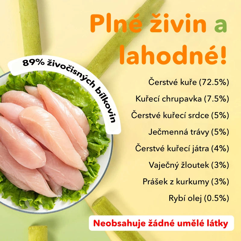 Hryzacie tyčinky z mačacej trávy (6 kusov)