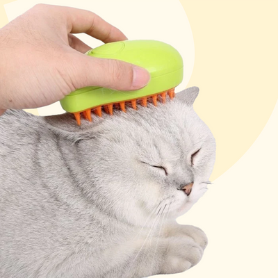 1+1 ZDARMA Parní kartáč s masážní funkcí pro kočky a psy
