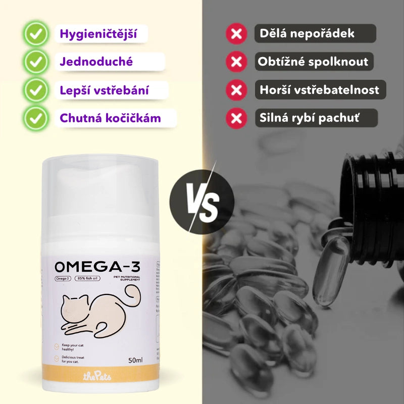 Krémový Omega-3 rybí tuk v pumpičke (50ml)