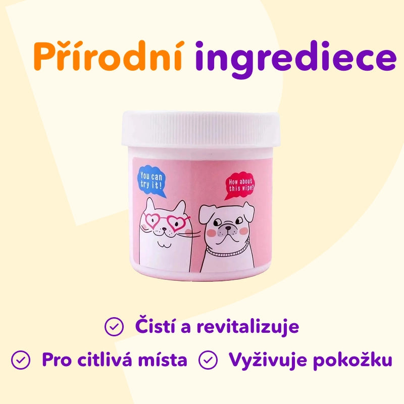 Obrúsky na oči a uši pre mačky a psy 120ks