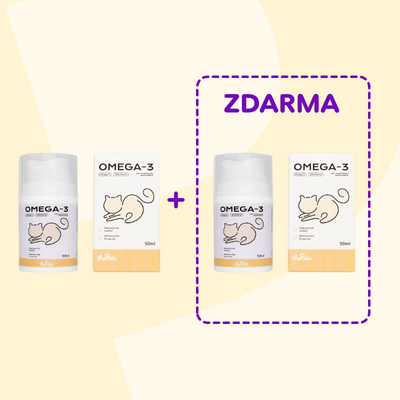 1+1 ZDARMA Krémový Omega-3 rybí tuk v pumpičce (2 x 50ml)